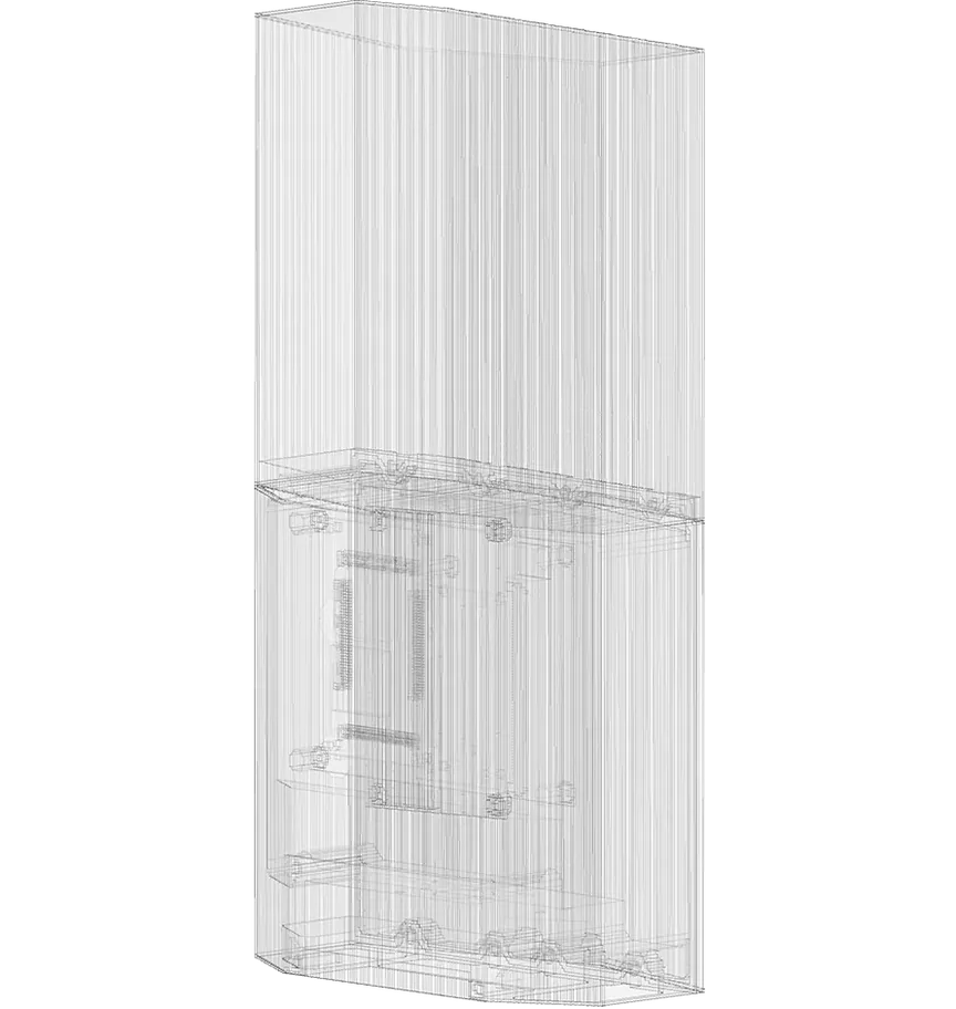A simulation-ready model of the beamlink design in SimScale