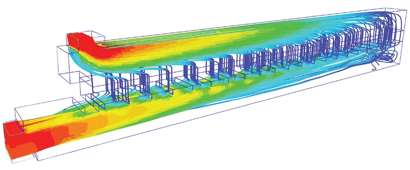 cfd flow simulation of a malting facility