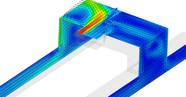 velocity plots for air movement