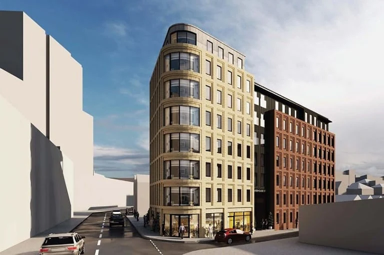 naturally ventilated student accommodation building in Nottingham city centre