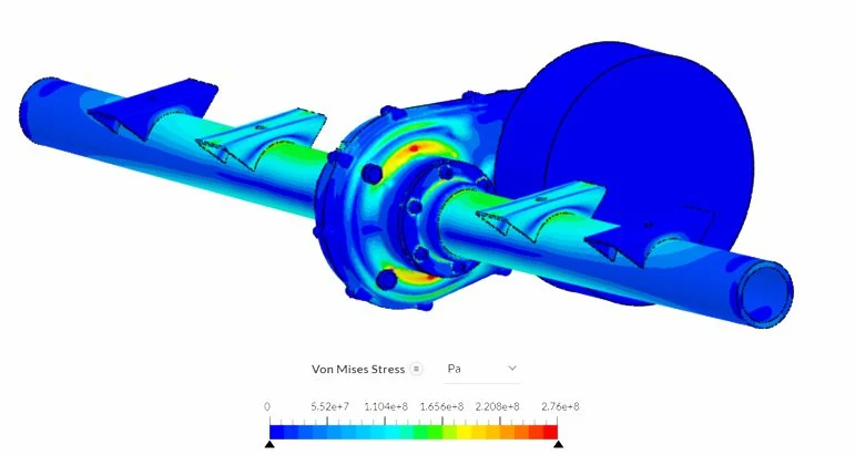 structural analysis results of the aft140