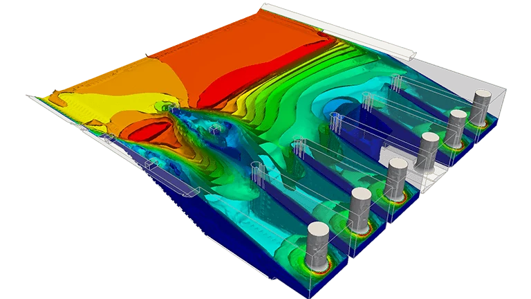 L&T CFD analysis of irrigation