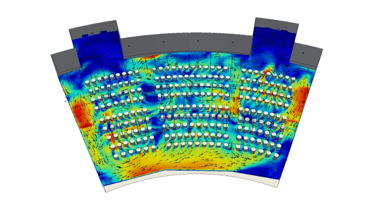 CFD analysis of an auditorium of the Qatar University with SimScale