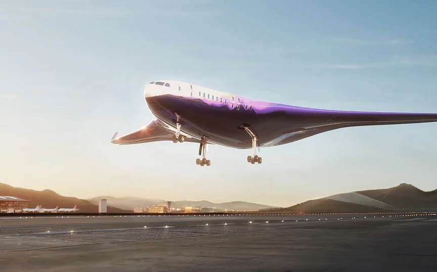 outbound aerospace airplane flying