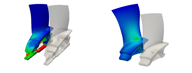 turbomachinery fan blade simulation design