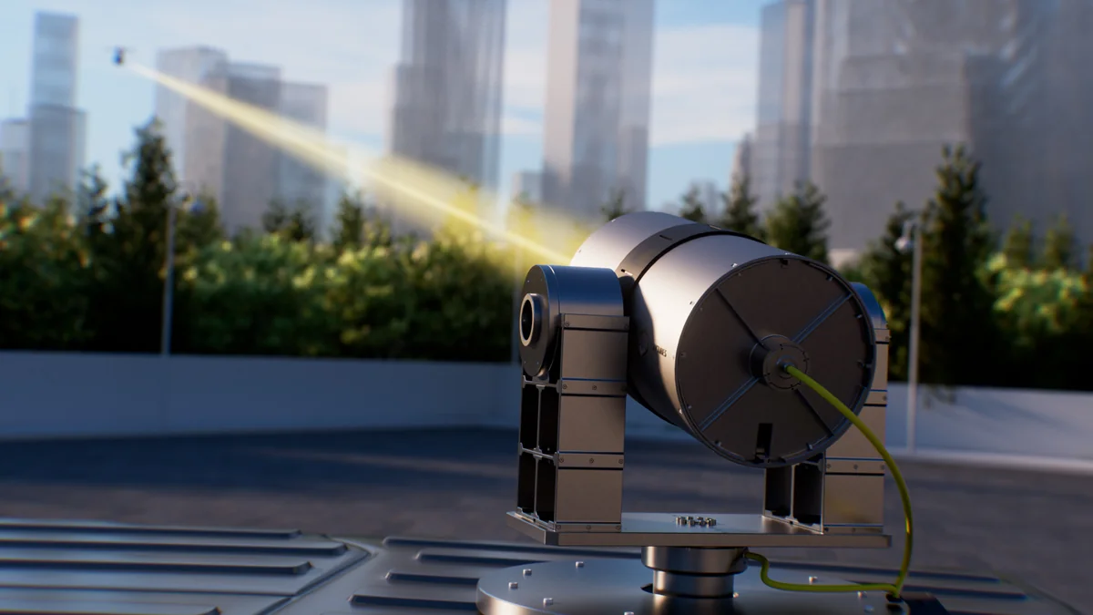 SunCubes laser power transmission