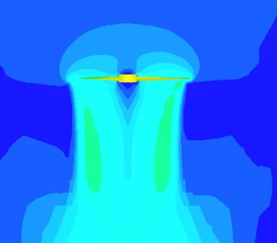 cfd simulation results of impeller performance