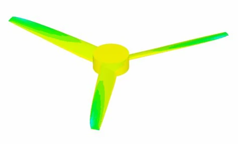 simulation visualization of propeller