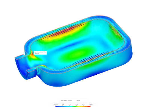 improved design of the pressure vessel