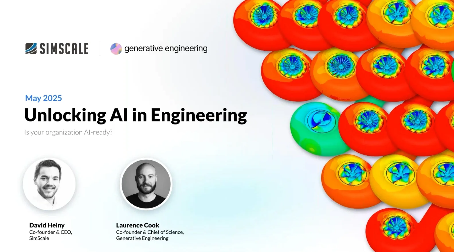 Are you prepared for the AI transformation in engineering and simulation? webinar title slide