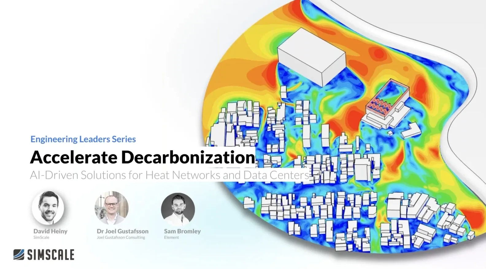 Accelerate Decarbonization: AI-Driven Solutions for Heat Networks and Data Centers webinar title slide
