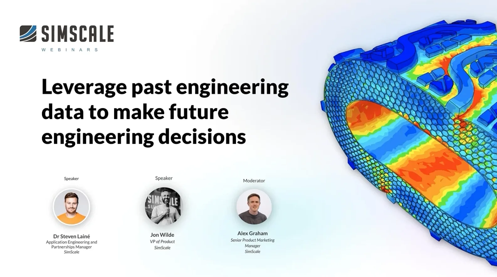 Turn Past Engineering Data Into Future Engineering Decisions webinar title slide